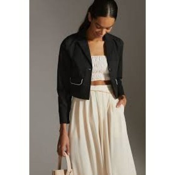 Anthropologie Jackets & Blazers - NWTAnthropologie Maeve Poplin Cropped Blazer 10